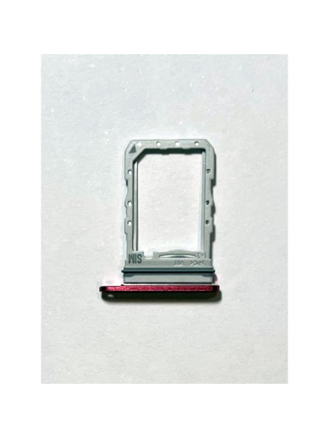 Soporte o bandeja sim roja Single sim para Samsung Galaxy Z Flip 7 F766 calidad premium