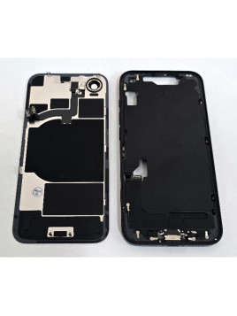 Tapa trasera o tapa bateria negra para iPhone 16e mas carcasa central y componentes Remanufacturada Grado A