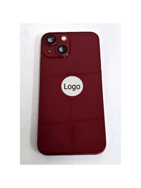 Tapa trasera o tapa bateria roja para iPhone 13 Mini mas carcasa central y componentes Remanufacturada Grado A