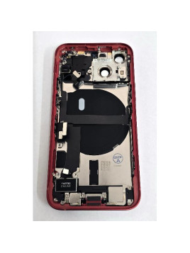 Tapa trasera o tapa bateria roja para iPhone 13 Mini mas carcasa central y componentes Remanufacturada Grado A