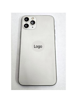 Tapa trasera o tapa bateria plata para iPhone 11 Pro mas carcasa central y componentes Remanufacturada Grado A