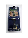 Pantalla para Samsung Galaxy Z Flip 7 5G F766 mas tactil negro con marco azul GH82-37581A Service Pack