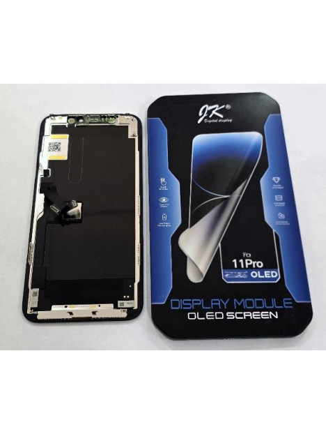 Pantalla Hard Oled para iPhone 11 Pro A2160 A2215 A2217 mas tactil negro FHD JK