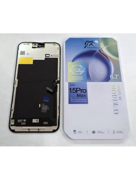 Pantalla JK FHD para iPhone 15 Pro Max A3106 A2849 A3105 A3108 mas tactil negro calidad Incell