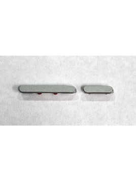 Set de 2 botones laterales blancos para Xiaomi 17 calidad premium