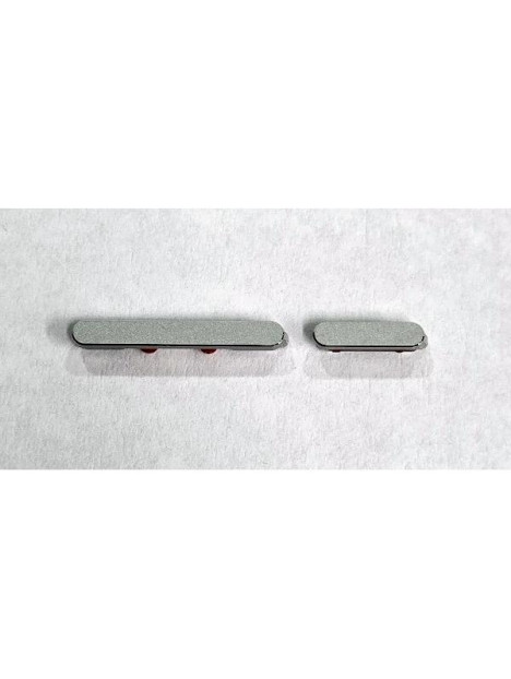 Set de 2 botones laterales blancos para Xiaomi 17 calidad premium