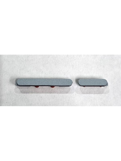 Set de 2 botones laterales azules para Xiaomi 17 calidad premium