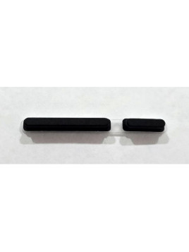 Botones laterales negros para Doogee U13 calidad premium