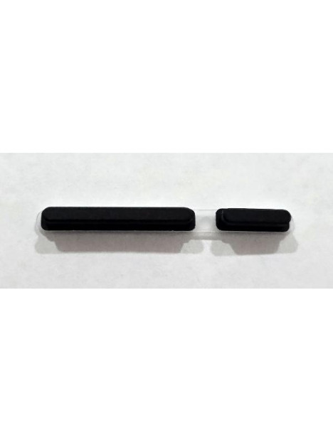 Botones laterales negros para Doogee U13 calidad premium
