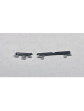 Set de 2 botones laterales grises para Motorola Moto Edge 70 Fusion calidad premium