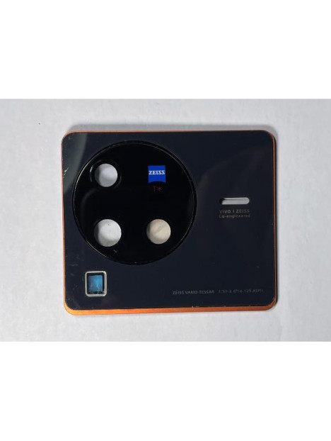 Cristal de camara para Vivo X80 Pro V2185A V2145 mas cubierta naranja calidad premium