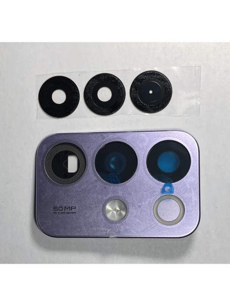 Cristal de camara para Realme C85 5G con cubierta morada calidad premium
