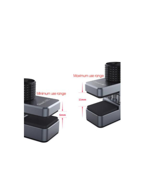 Set de 4 soportes de fijación universal ajustable de metal iClamp Plus para pantallas de teléfonos y tablets