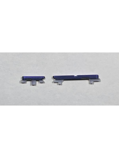 Set de 2 botones laterales morados para Motorola Moto Edge 70 Fusion calidad premium