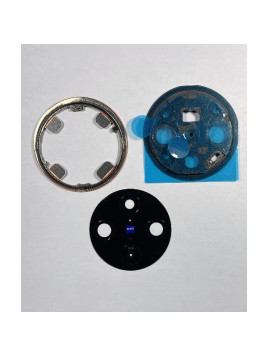 Cristal de camara para Vivo X100 Pro 5G con cubierta dorada calidad premium