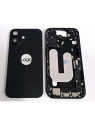 Tapa trasera o tapa bateria negra para iPhone 16 mas carcasa central y componentes Remanufacturada Grado A