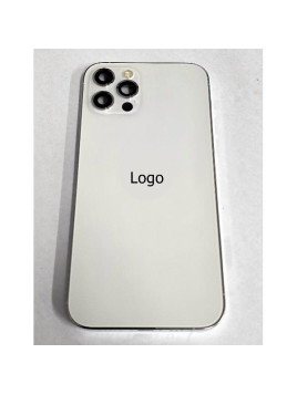 Tapa trasera o tapa bateria plata para iPhone 12 Pro carcasa central y componentes Remanufacturada Grado A