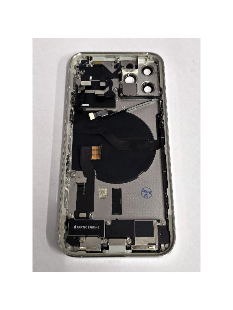 Tapa trasera o tapa bateria plata para iPhone 12 Pro carcasa central y componentes Remanufacturada Grado A