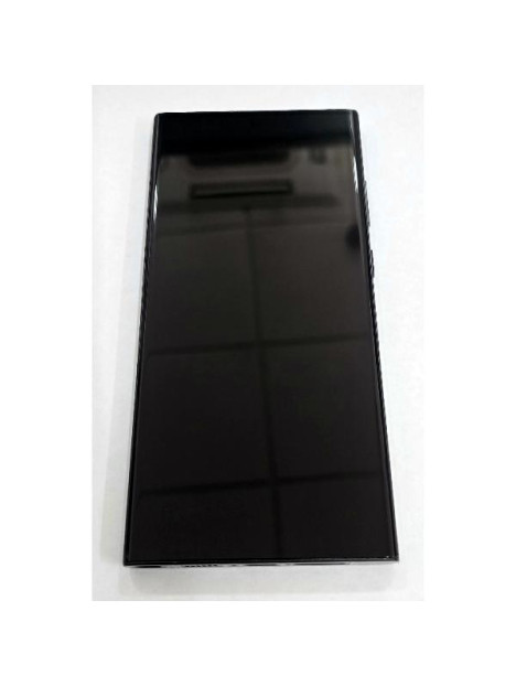 Pantalla para Samsung Galaxy S23 Ultra 5G tactil negro marco negro version USA GH82-30465E Service Pack