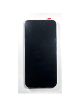 Pantalla para Oppo Reno 15 F 5G mas tactil negro con marco negro calidad premium