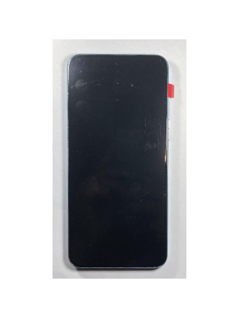 Pantalla para Oneplus Nord 5 5G mas tactil negro con marco azul calidad premium