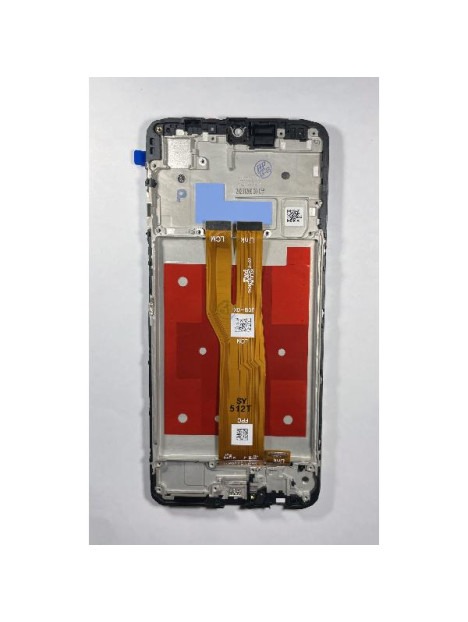 Pantalla para Samsung Galaxy A07 4G A075 mas tactil negro con marco negro calidad premium