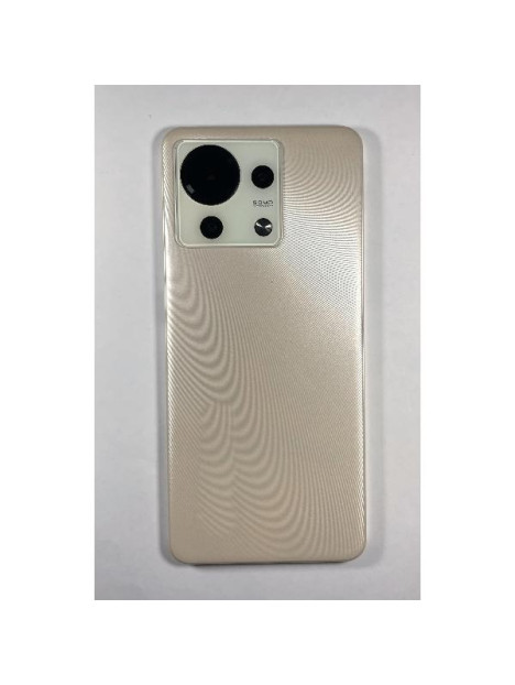 Tapa trasera o tapa bateria dorada para ZTE Blade V50 Vita 4G 8550 con cubierta de camara