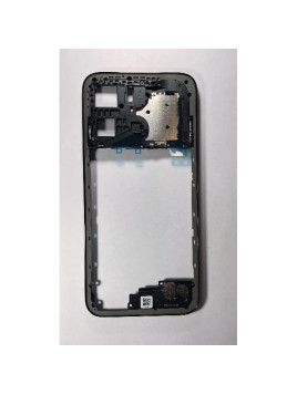 Carcasa o marco central negro para Motorola Moto G77