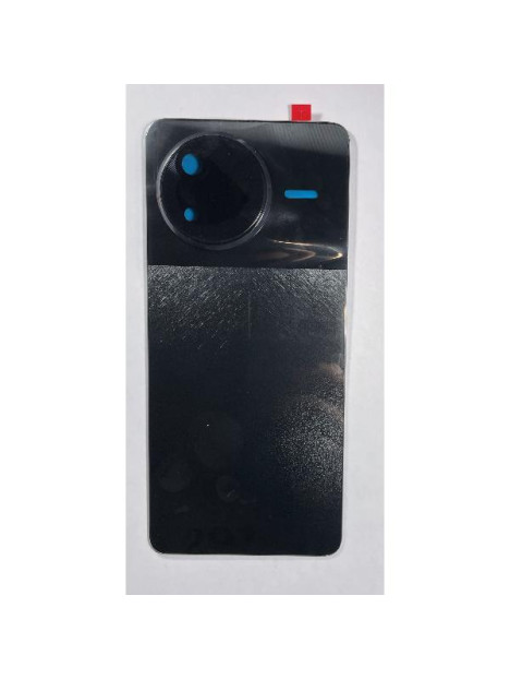 Tapa trasera o tapa bateria CSL negra para Xiaomi Poco F7 Pro 5G con cubierta de camara