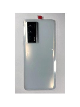 Tapa trasera o tapa bateria CSL blanca para Xiaomi Poco F5 Pro 5G con cubierta de camara