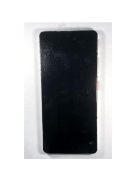 Pantalla para ZTE Nubia Z60S Pro 5G mas tactil negro marco plata compatible TFT Remanufacturada