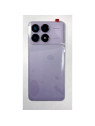 Tapa trasera o tapa bateria CSL morada para Xiaomi Poco F6 5G con cubierta de camara