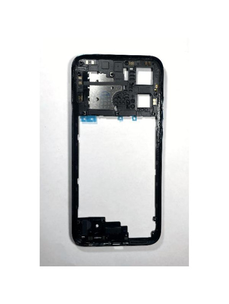 Carcasa o marco central verde para Motorola Moto G77