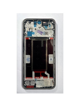 Pantalla para Oppo Reno 15 F 5G mas tactil negro con marco rosa calidad premium
