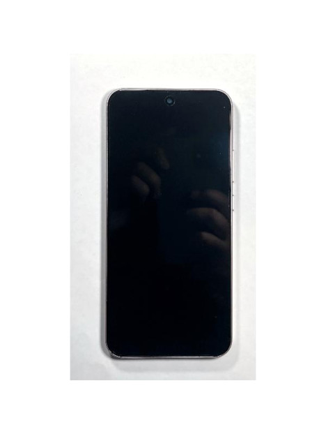 Pantalla para Oppo Reno 15 F 5G mas tactil negro con marco rosa calidad premium
