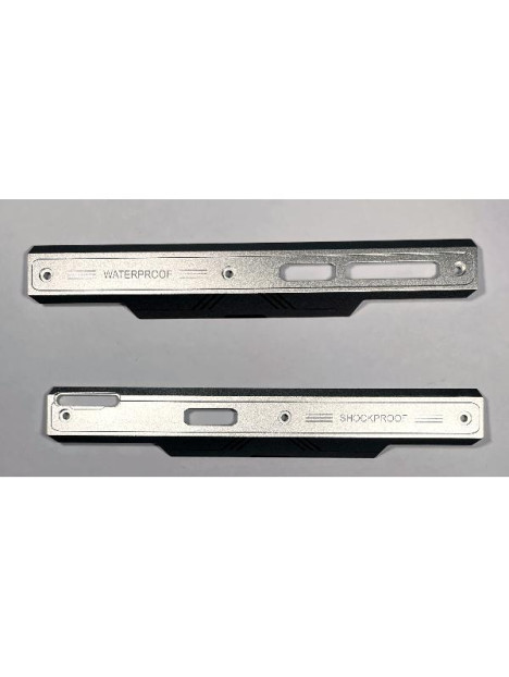 Set de 2 embellecedores plata para Blackview Oscal Pilot 5 5G calidad premium