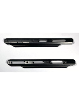 Set de 2 embellecedores negros para Doogee Fire 7 Ultra calidad premium