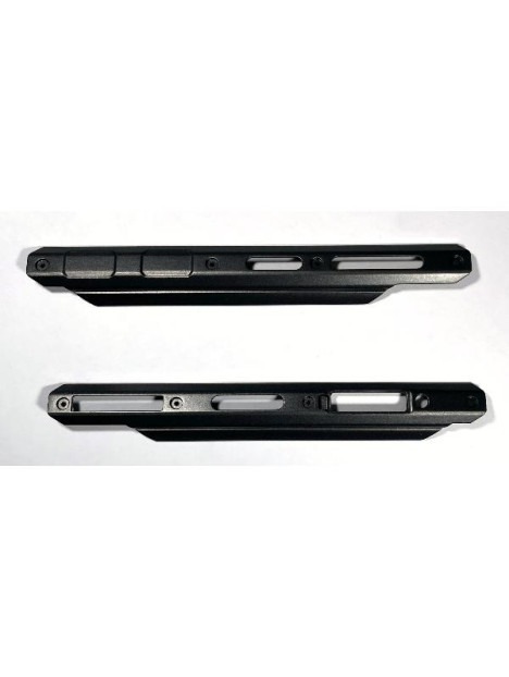 Set de 2 embellecedores negros para Doogee Fire 7 Ultra calidad premium