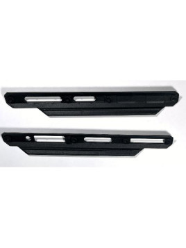 Set de 2 embellecedores negros para Doogee Fire 7 Ultra calidad premium