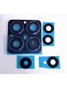 Cristal de camara para Motorola Edge 70 5G con cubierta azul calidad premium