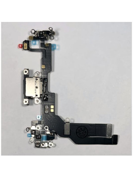 Flex puerto de carga negro para iPhone 17E A3634 calidad premium