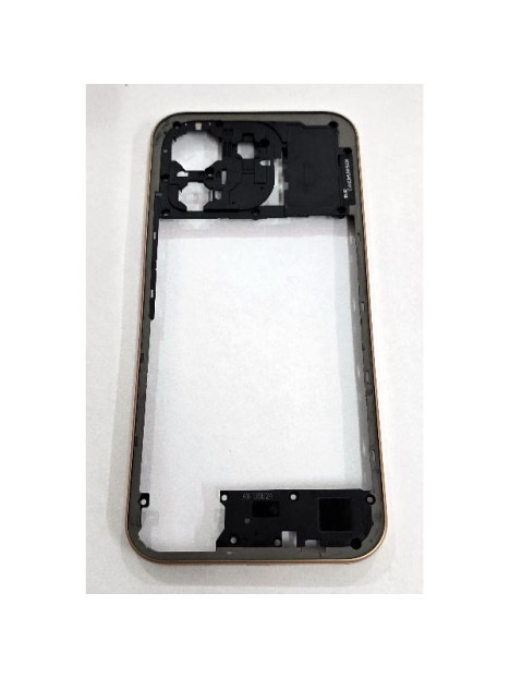 Carcasa o marco central dorado para Realme 16 Pro 5G