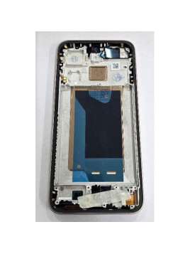 Pantalla para Xiaomi 15T mas tactil negro con marco dorado compatible TFT