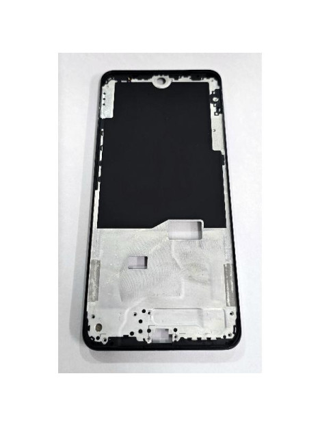 Carcasa o marco frontal negro para Realme P3 Lite