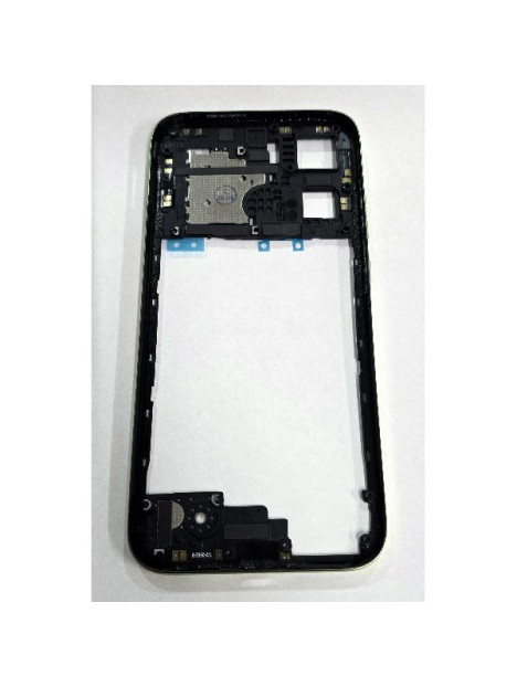 Carcasa o marco central amarillo para Motorola Moto G77