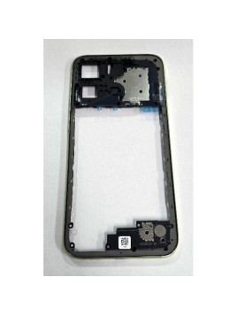 Carcasa o marco central amarillo para Motorola Moto G77