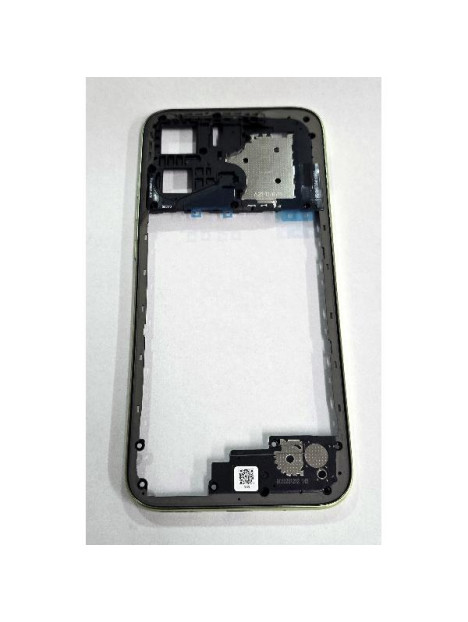 Carcasa o marco central amarillo para Motorola Moto G77