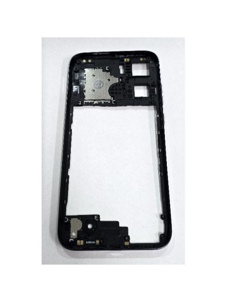 Carcasa o marco central morado para Motorola Moto G77