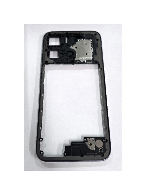 Carcasa o marco central morado para Motorola Moto G77