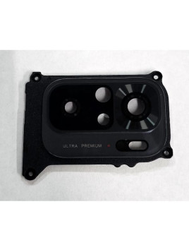 Cristal de camara para Xiaomi Poco M5s mas cubierta negra calidad premium
